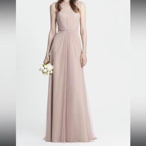 Monique Lhuillier rose dress
